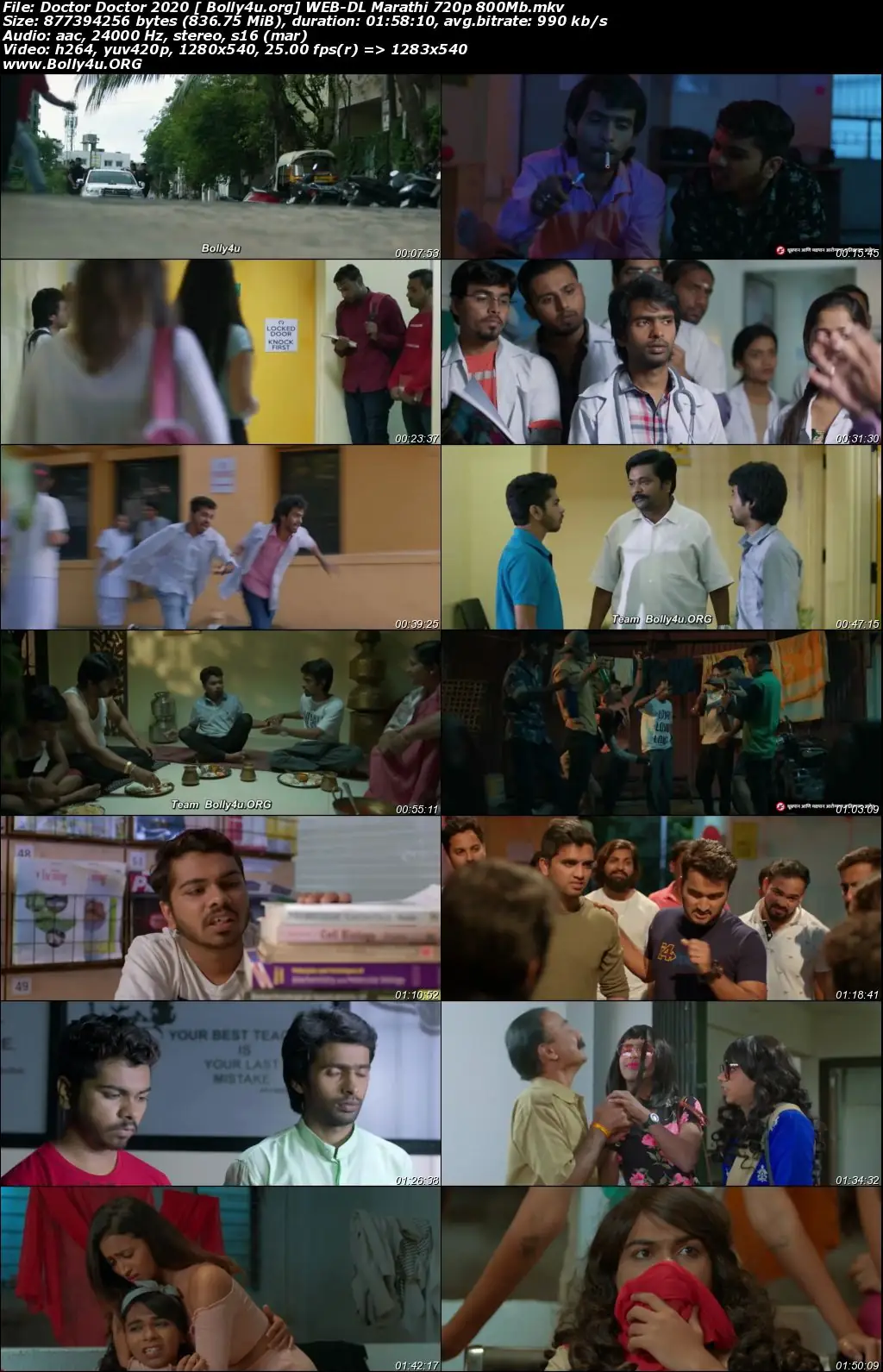 Doctor Doctor 2020 WEB-DL 300MB Marathi 480p Download