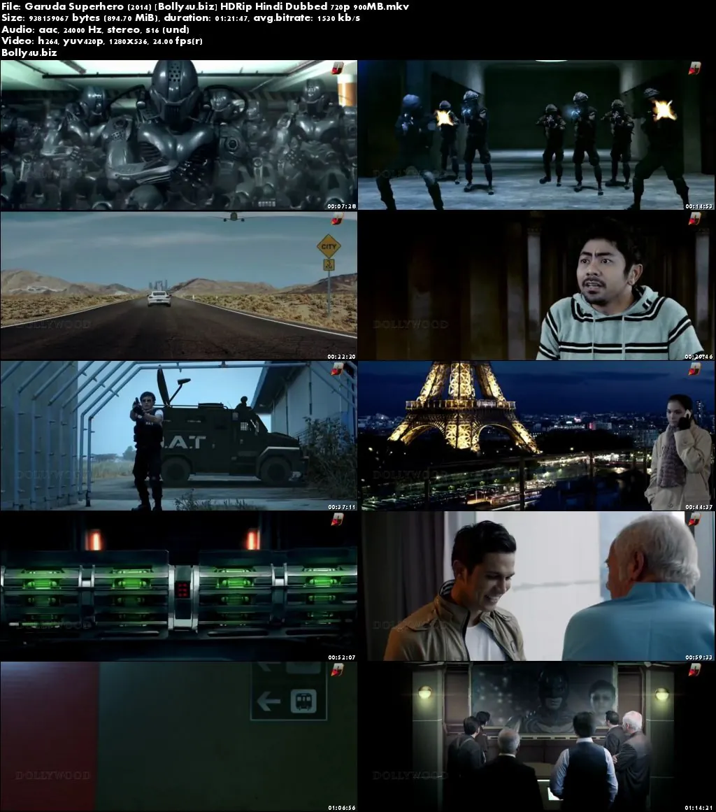 Garuda Superhero 2014 HDRip 900Mb Hindi Dubbed 720p Download