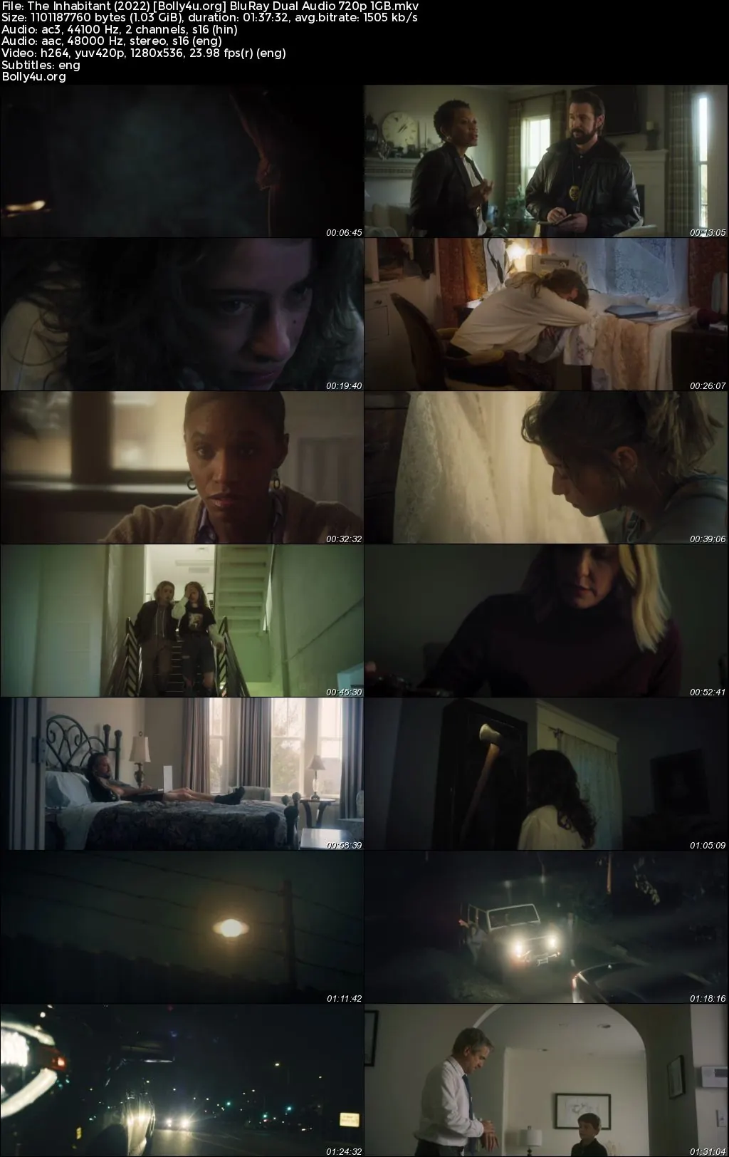 The Inhabitant 2022 BluRay Hindi Dual Audio Full Movie Download 720p  480p