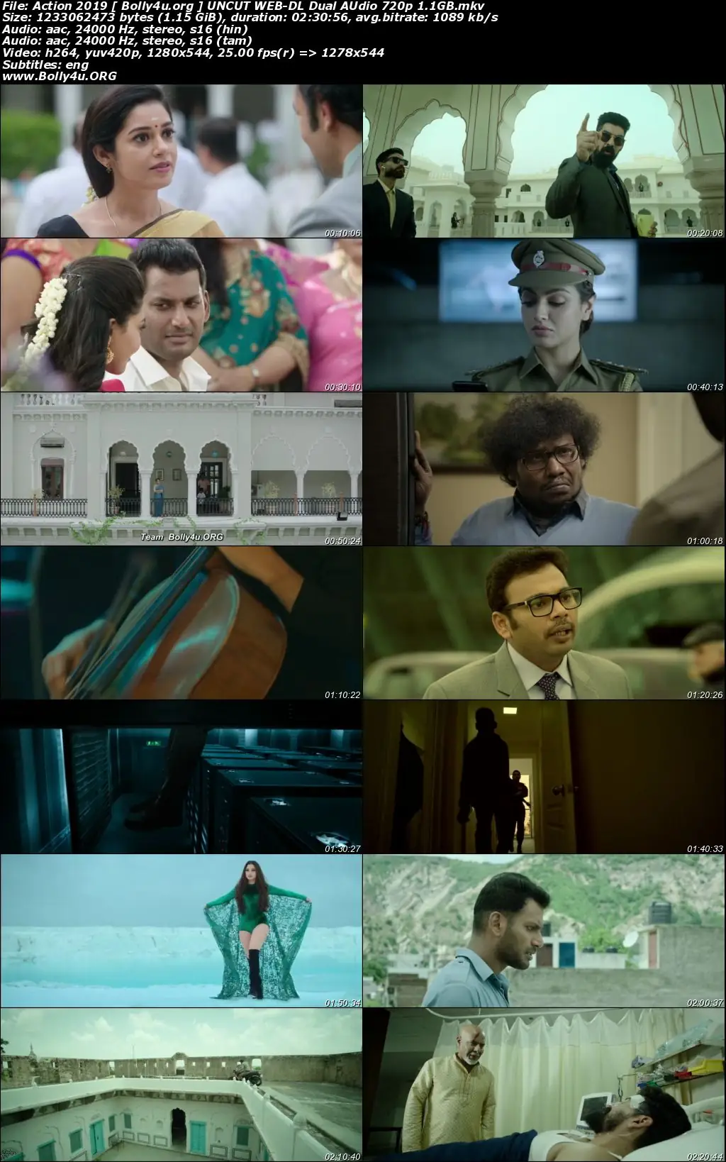 Action 2019 WEB-DL 500MB UNCUT Hindi Dual Audio 480p download