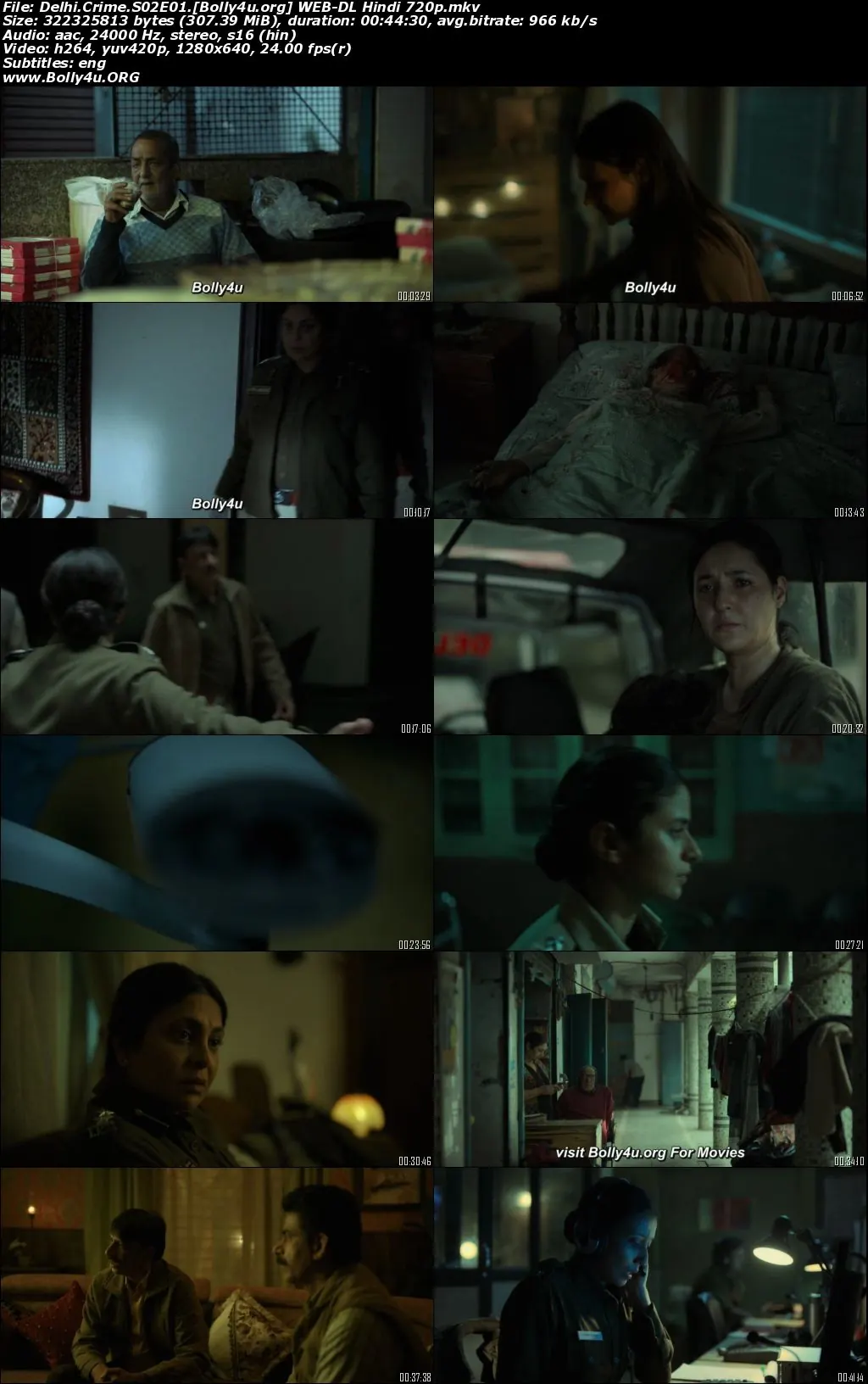 Delhi Crime 2022 WEB-DL Hindi S02 Complete Download 720p  480p