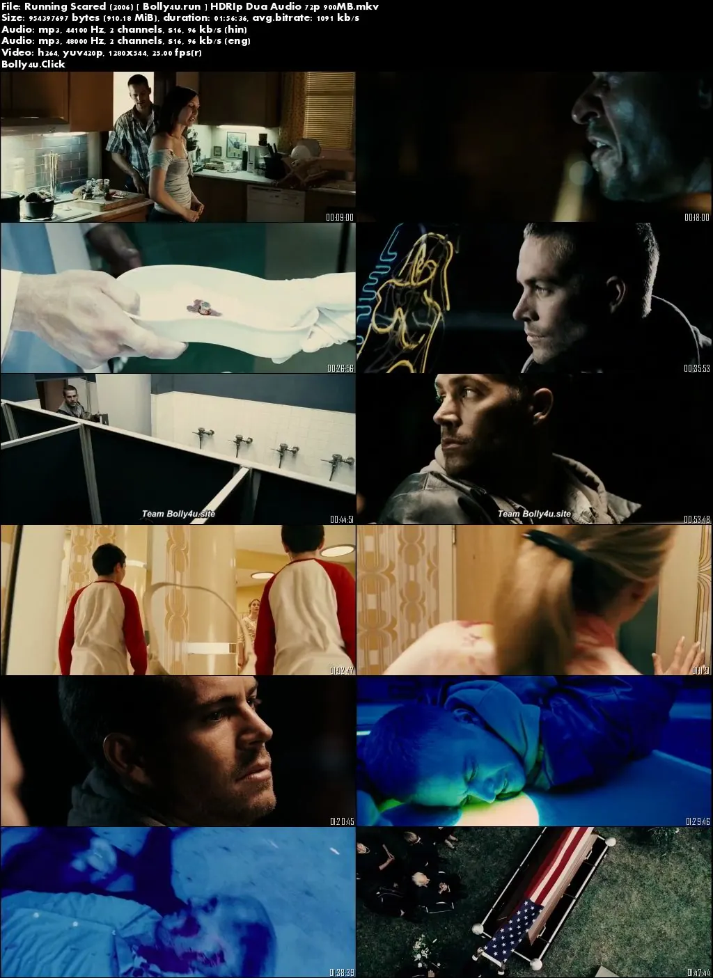 Running Scared 2006 HDRip 400Mb Hindi Dual Audio 480p Download