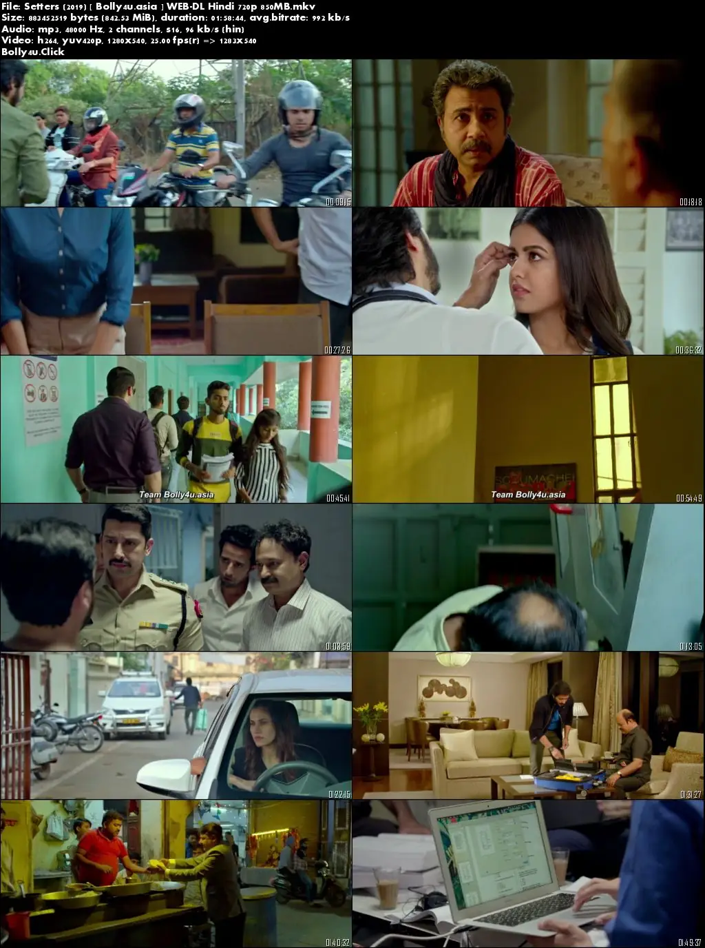 Setters 2019 WEB-DL 300Mb Full Hindi Movie Download 480p