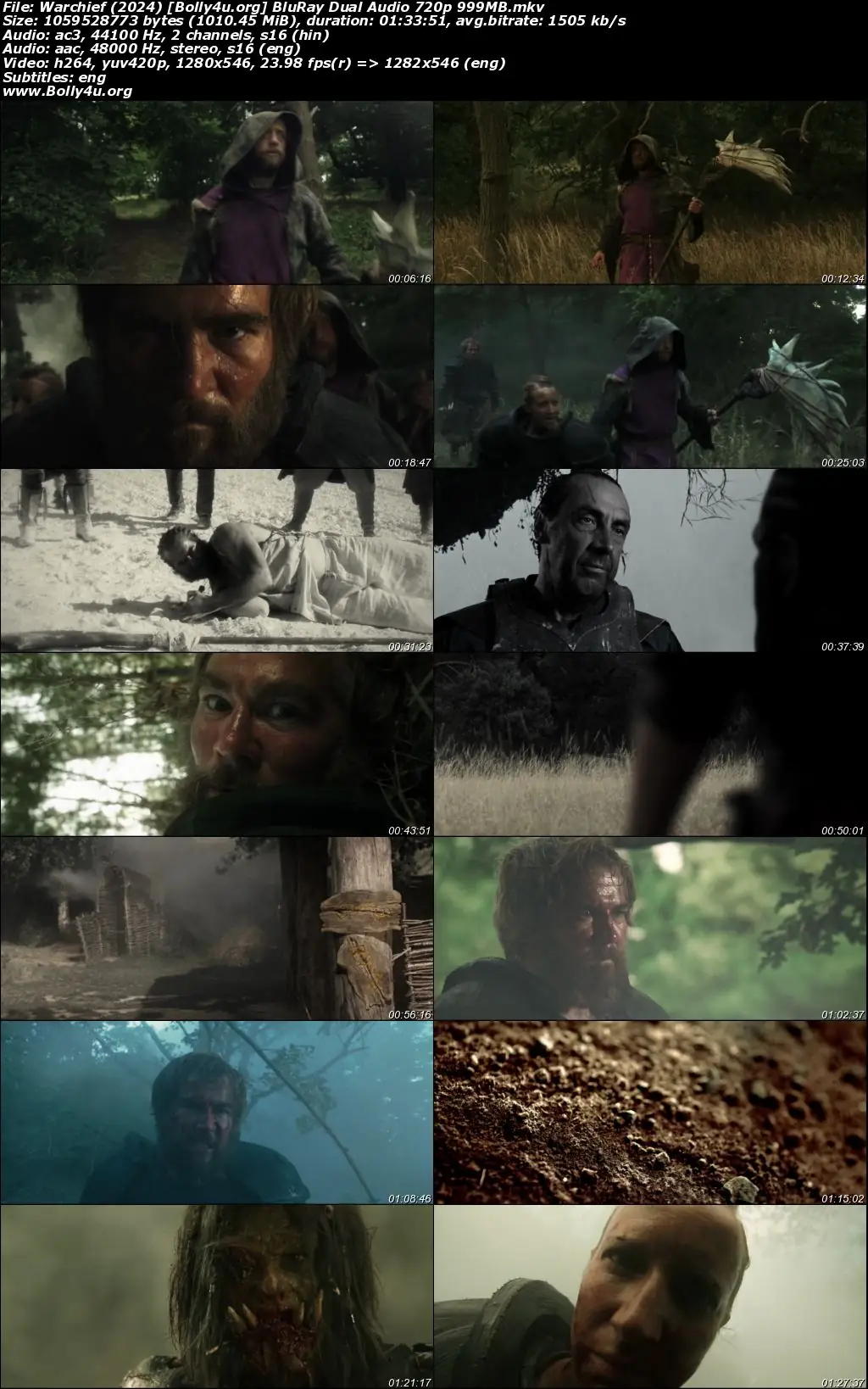 Warchief 2024 BluRay Hindi Dual Audio Full Movie Download 720p  480p
