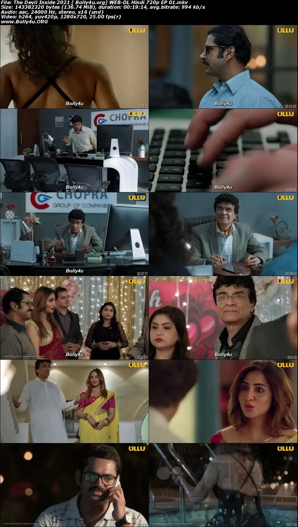 The Devil Inside 2021 WEB-DL Hindi ULLU S01 Download 720p