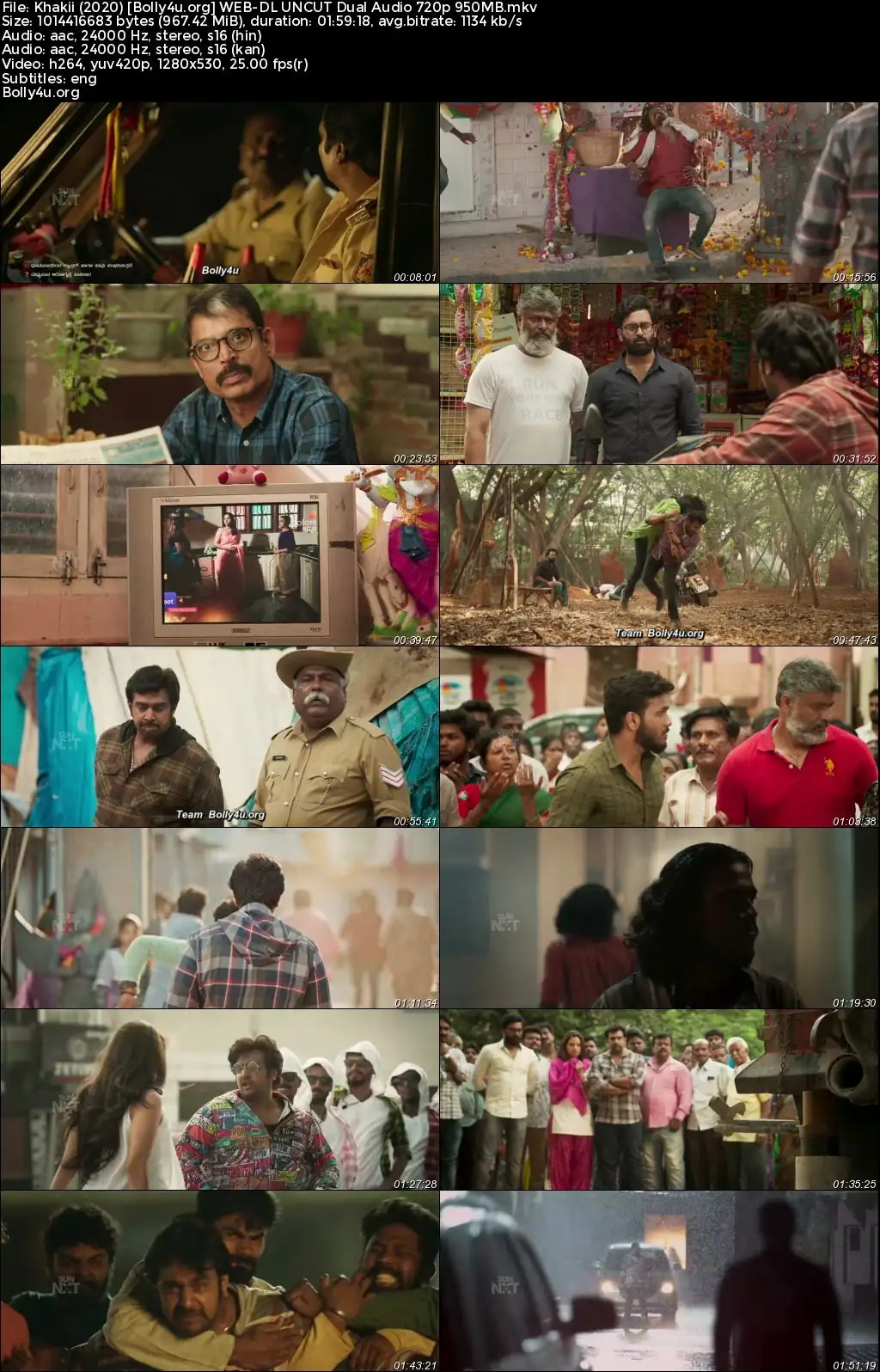 Khakii 2020 WEB-DL UNCUT Hindi Dual Audio ORG Full Movie Download 720p  480p