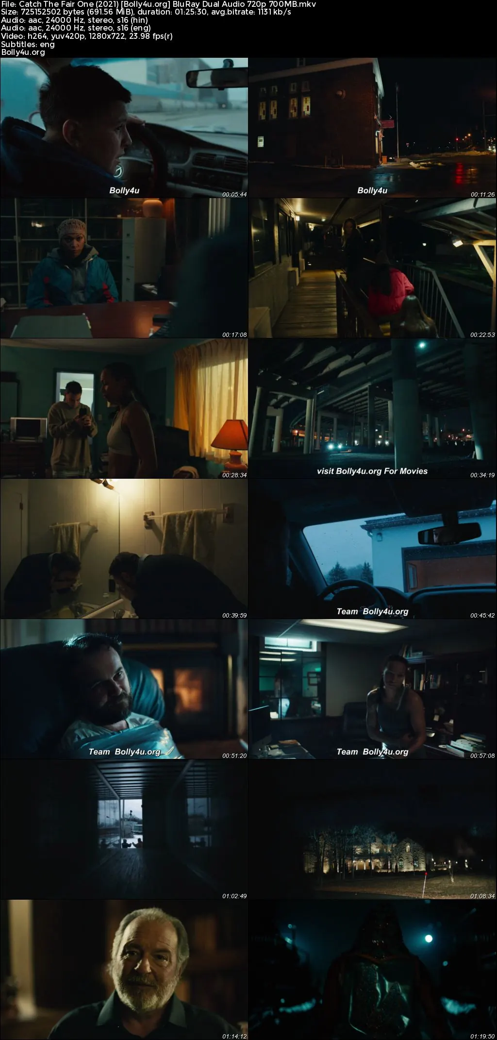 Catch The Fair One 2021 BluRay Hindi Dual Audio ORG Full Movie Download 1080p  720p  480p