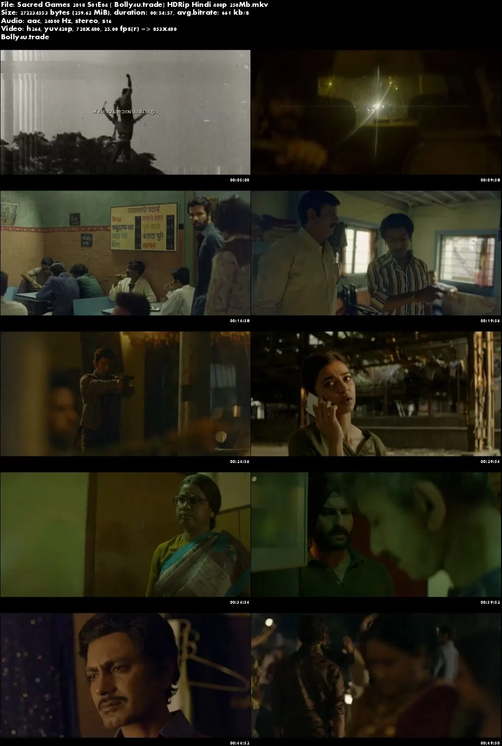Sacred Games 2018 S01E04 HDRip 250MB Hindi 480p Download
