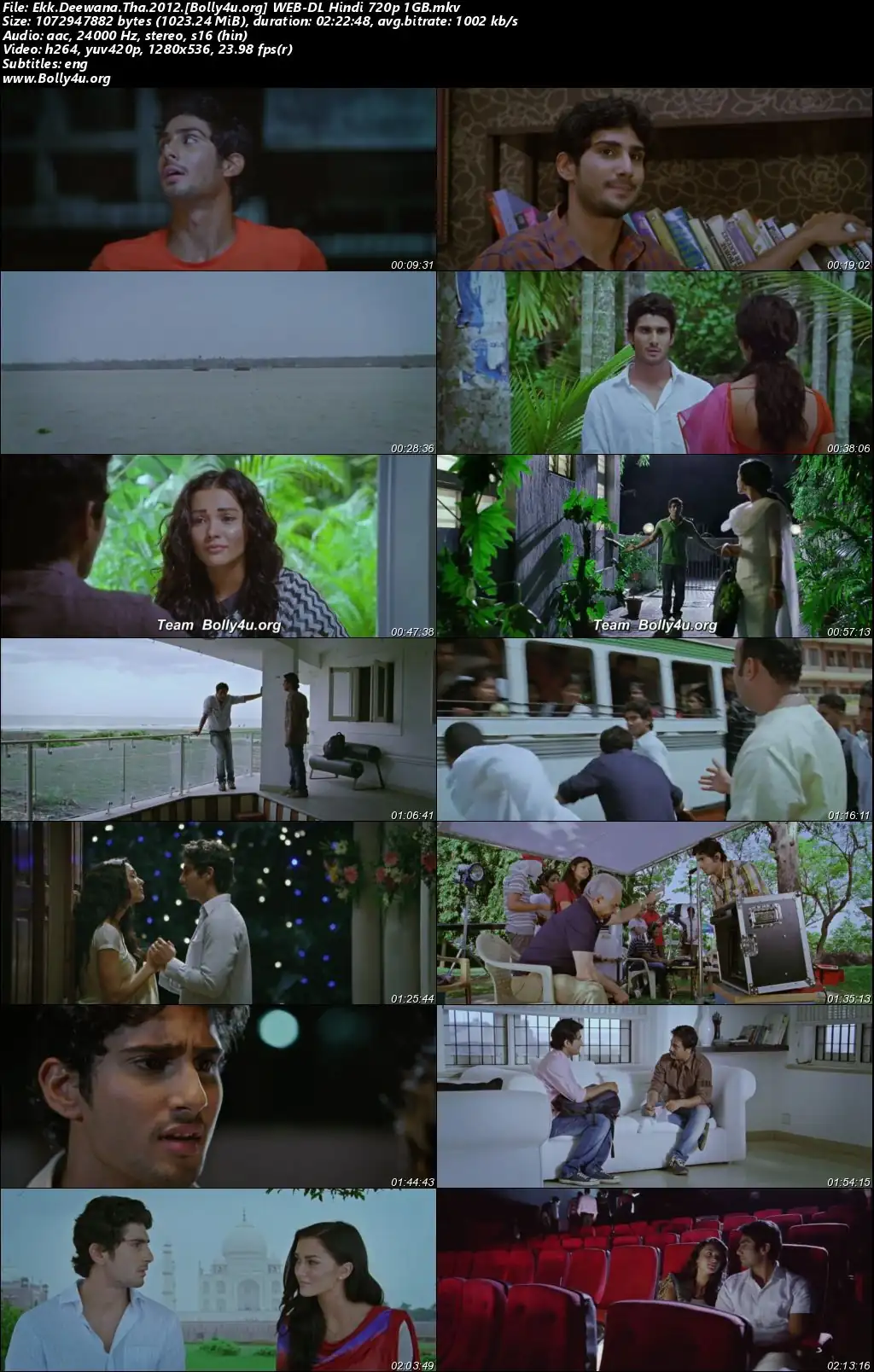 Ekk Deewana Tha 2012 WEB-DL Hindi Full Movie Download 1080p  720p  480p