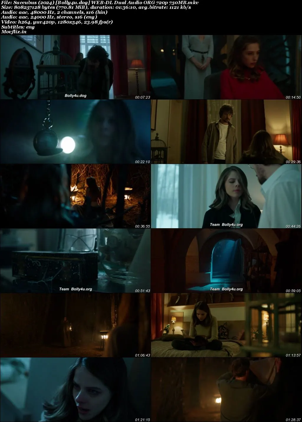 Succubus 2024 WEB-DL Hindi Dual Audio ORG Full Movie Download 1080p  720p  480p