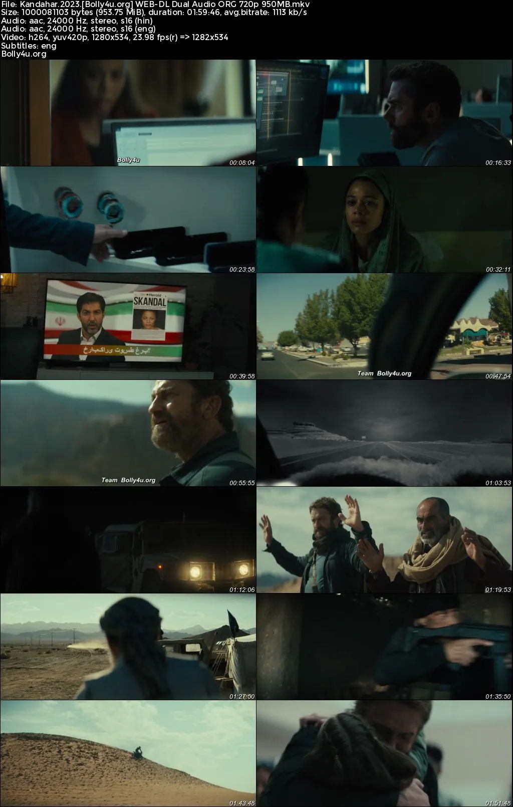 Kandahar 2023 WEB-DL Hindi Dual Audio ORG Full Movie Download 1080p  720p  480p