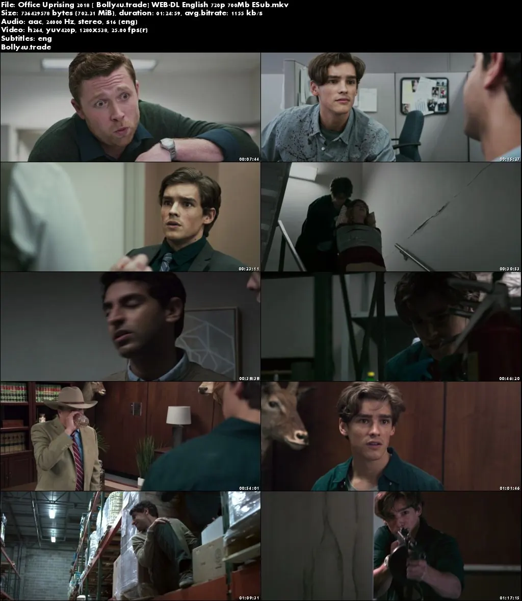 Office Uprising 2018 WEB-DL 700MB English 720p ESub Download