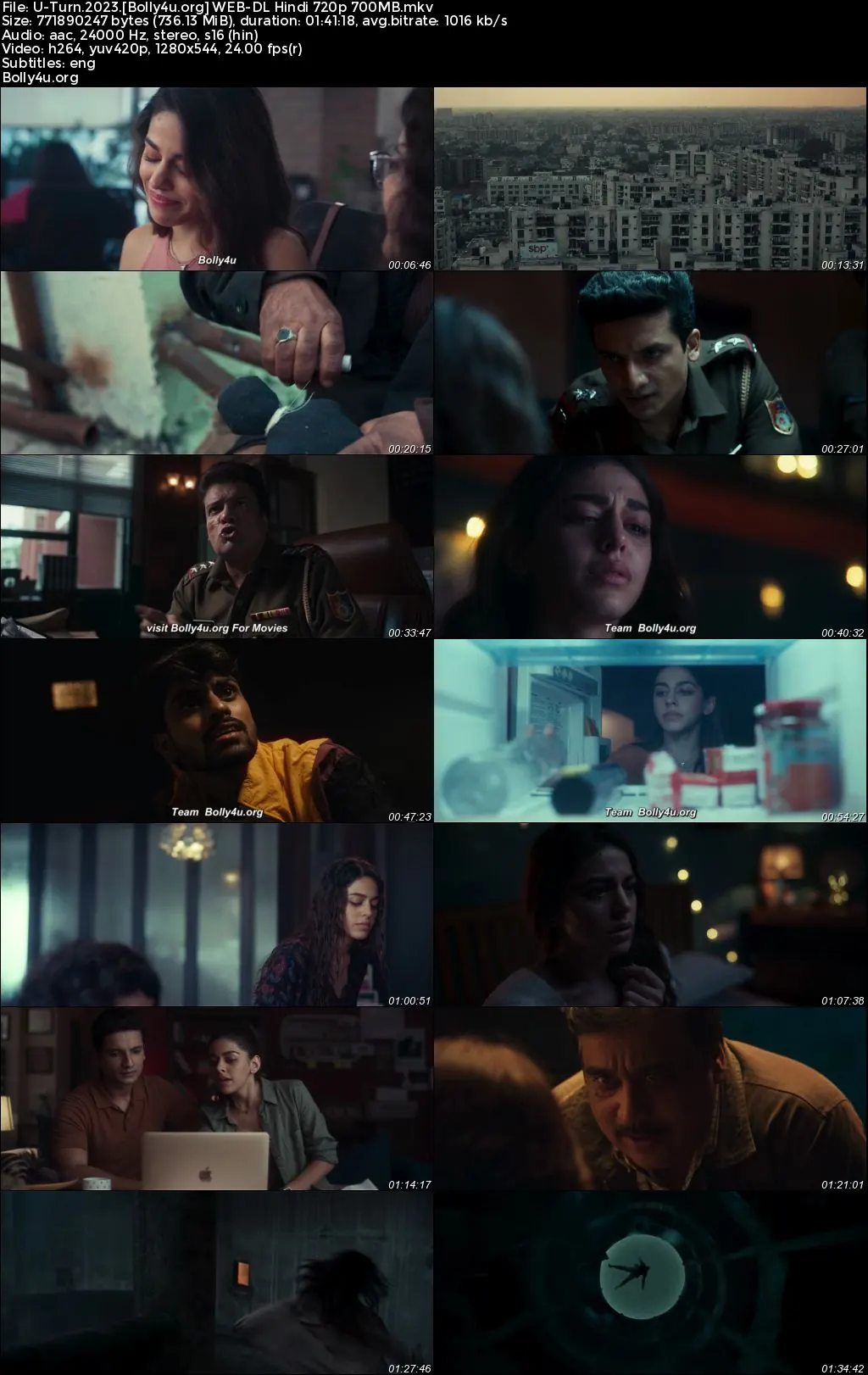 U-Turn 2023 WEB-DL Hindi Full Movie Download 1080p  720p  480p