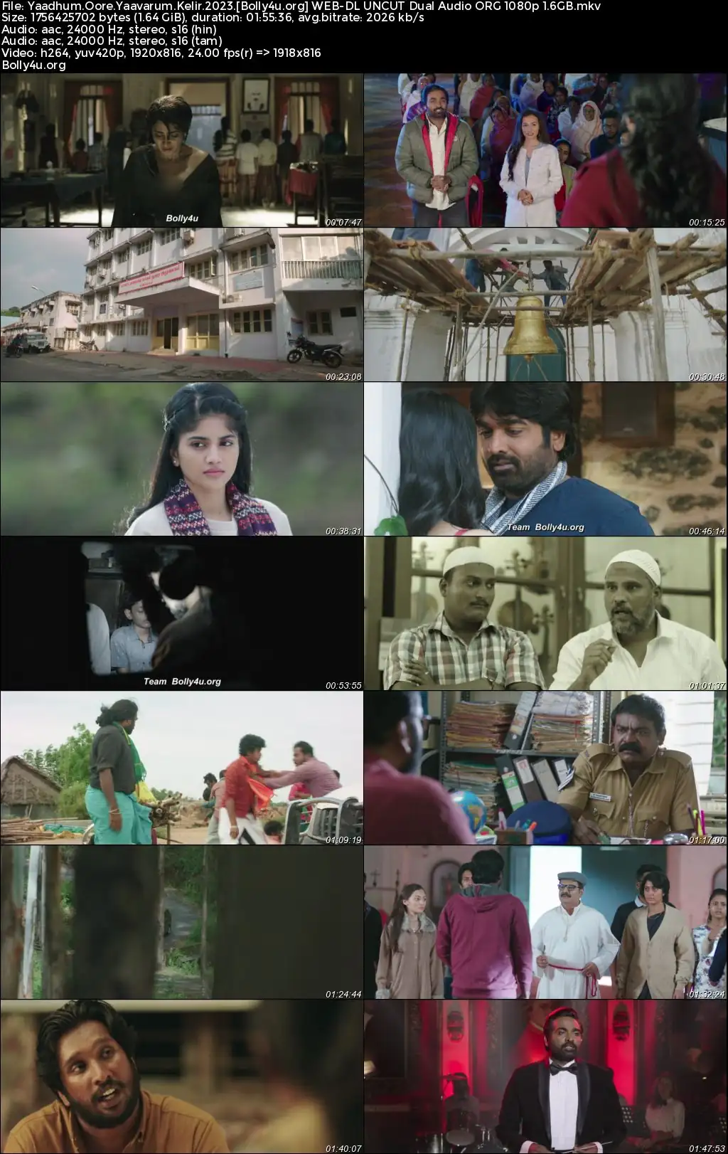Yaadhum Oore Yaavarum Kelir 2023 WEB-DL UNCUT Hindi Dual Audio ORG Full Movie Download 1080p  720p  480p