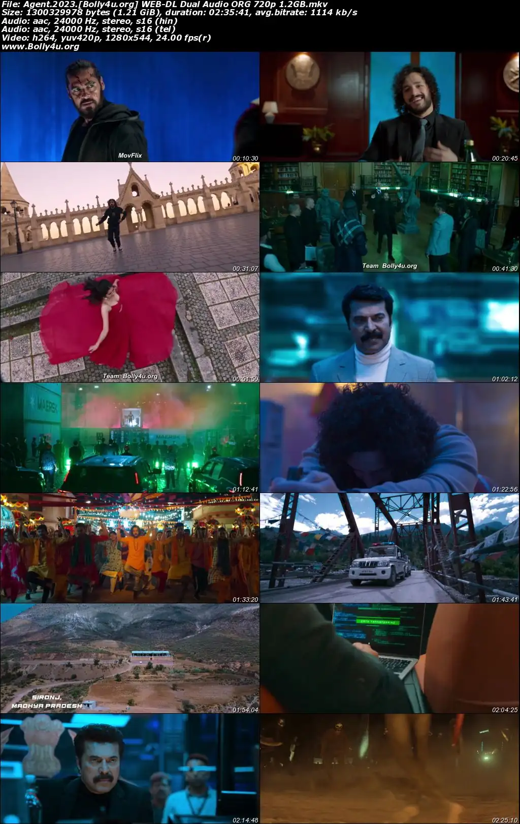 Agent 2023 WEB-DL UNCUT Hindi Dual Audio ORG Full Movie Download 1080p  720p  480p