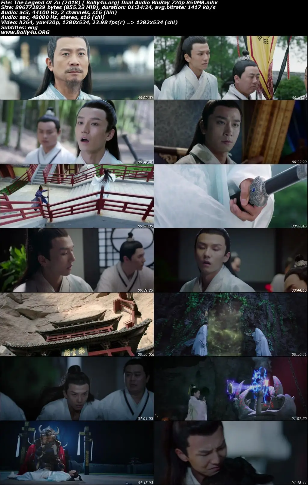 The Legend Of Zu 2018 BluRay 300Mb Hindi Dual Audio 480p Download