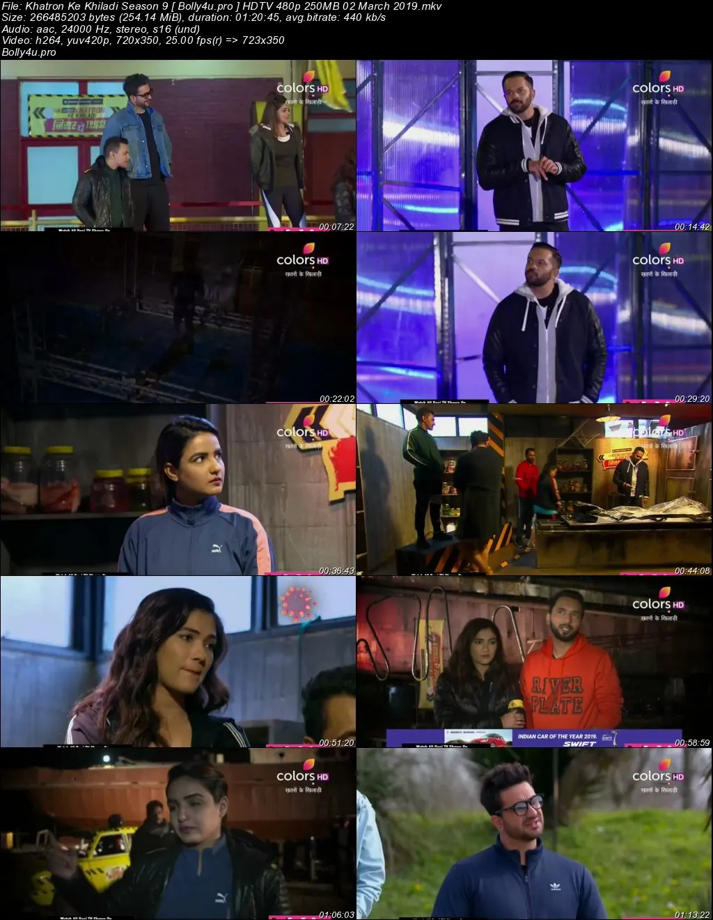 Khatron Ke Khiladi Season 9 HDTV 480p 200Mb 02 March 2019 Download