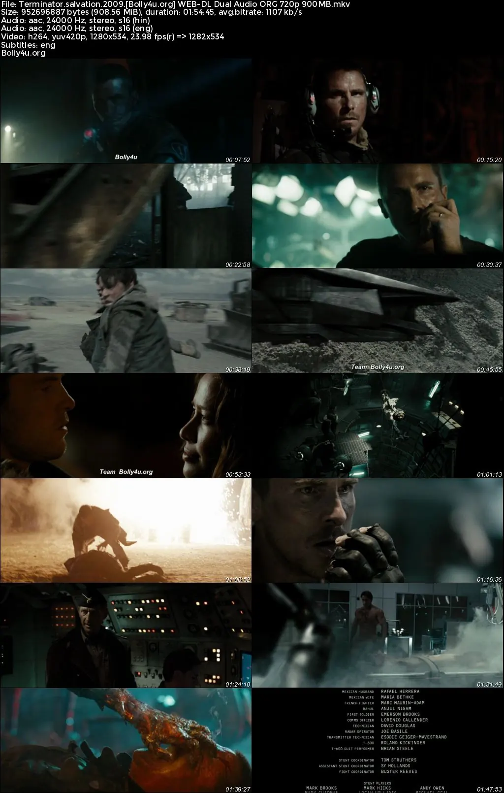 Terminator Salvation 2009 WEB-DL Hindi Dual Audio ORG Full Movie Download 1080p  720p  480p