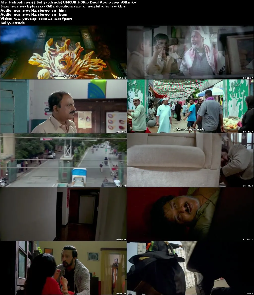 Hebbuli 2017 HDRip 1Gb UNCUT Hindi Dual Audio 720p Download