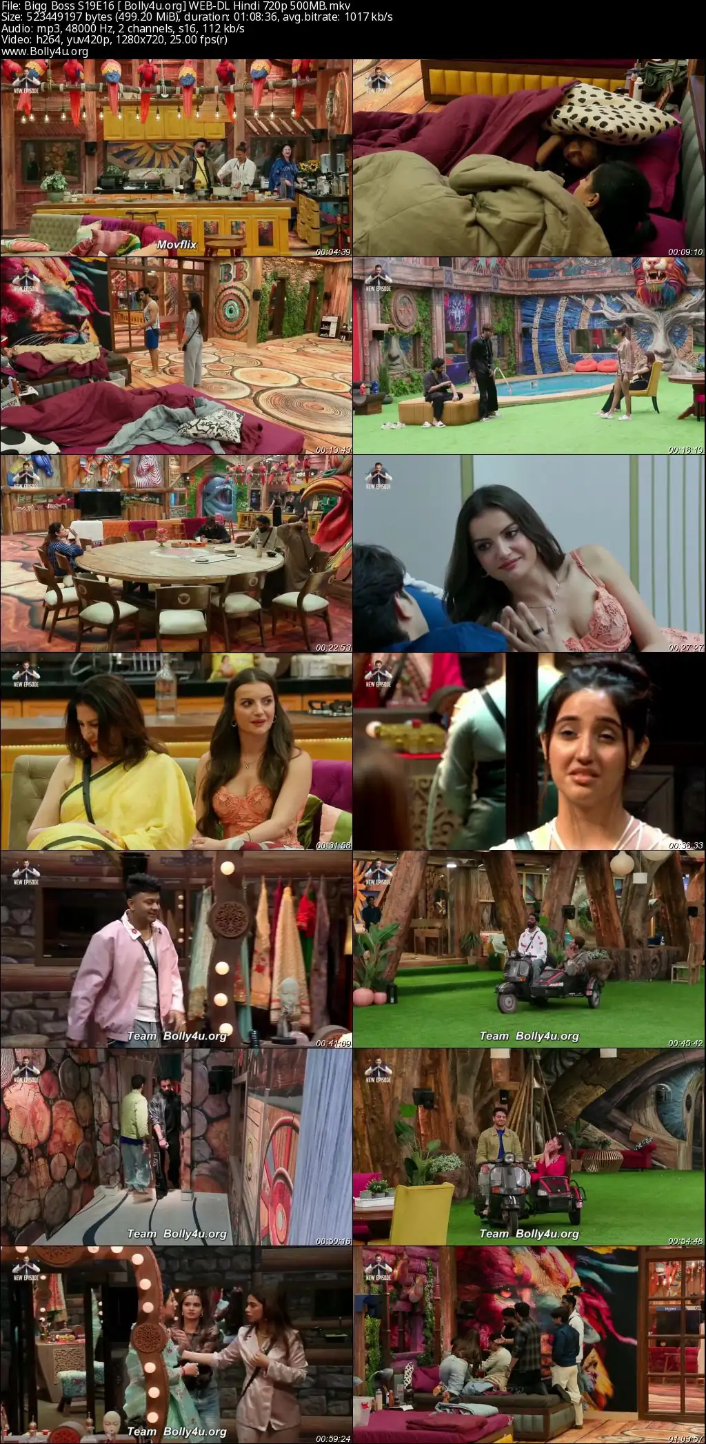 Bigg Boss 2025 WEB-DL Hindi S19EP16 Download 720p  480p