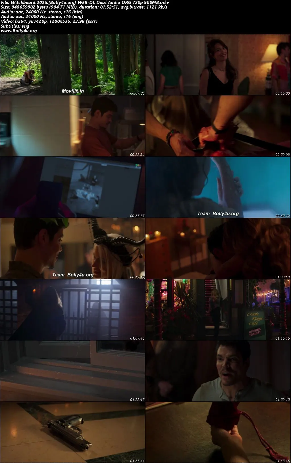 Witchboard 2025 WEB-DL Hindi Dual Audio ORG Full Movie Download 1080p  720p  480p