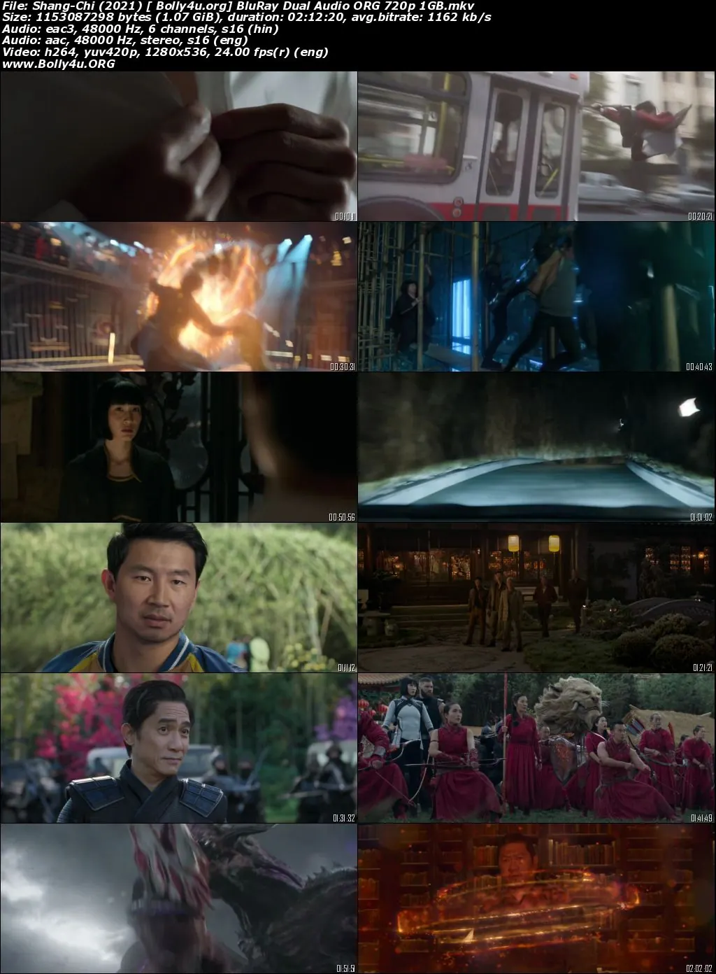 Shang Chi and The Legend of The Ten Rings 2021 BluRay 1GB Hindi Dual Audio ORG 720p Download
