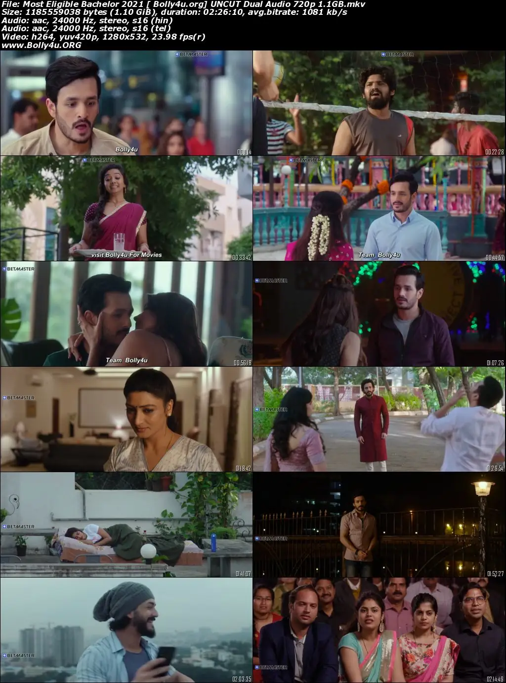 Most Eligible Bachelor 2021 WEB-DL UNCUT Hindi Dual Audio Download 720p  480p 1080p