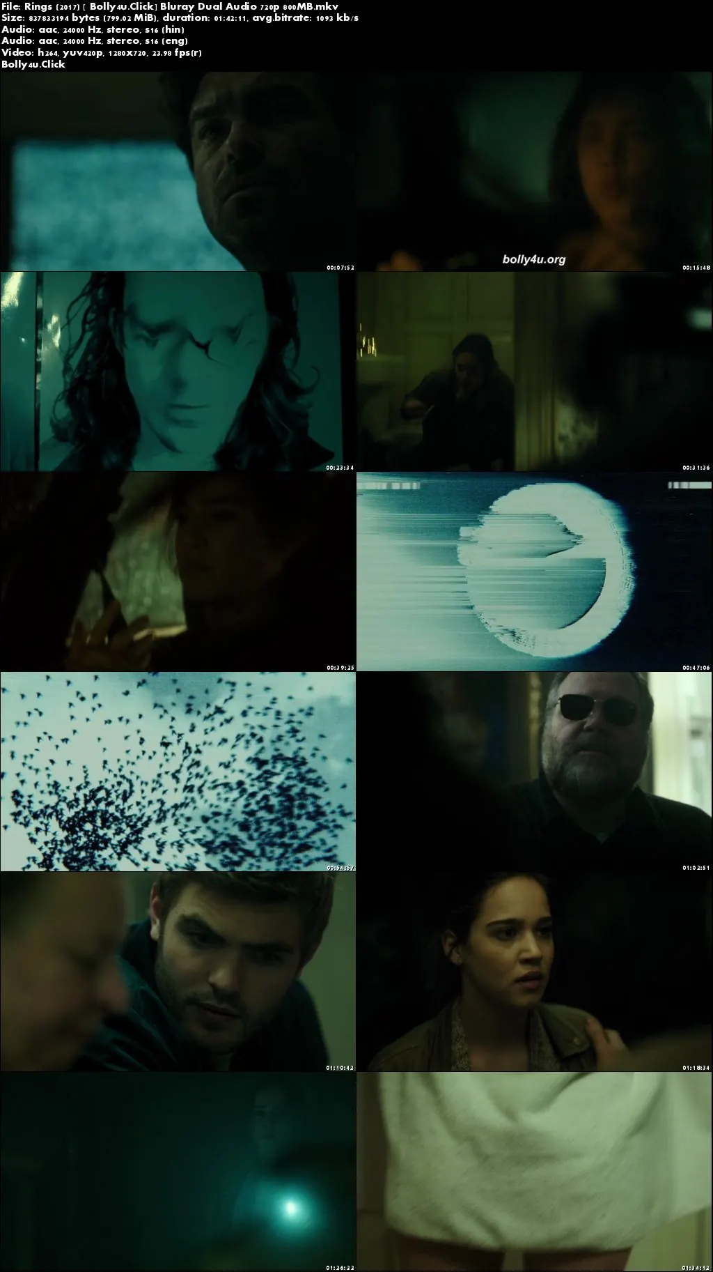Rings 2017 BluRay 800Mb Hindi Dual Audio 720p Download