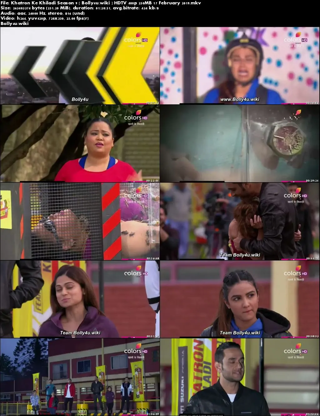Khatron Ke Khiladi Season 9 HDTV 480p 250MB 17 February 2019 Download