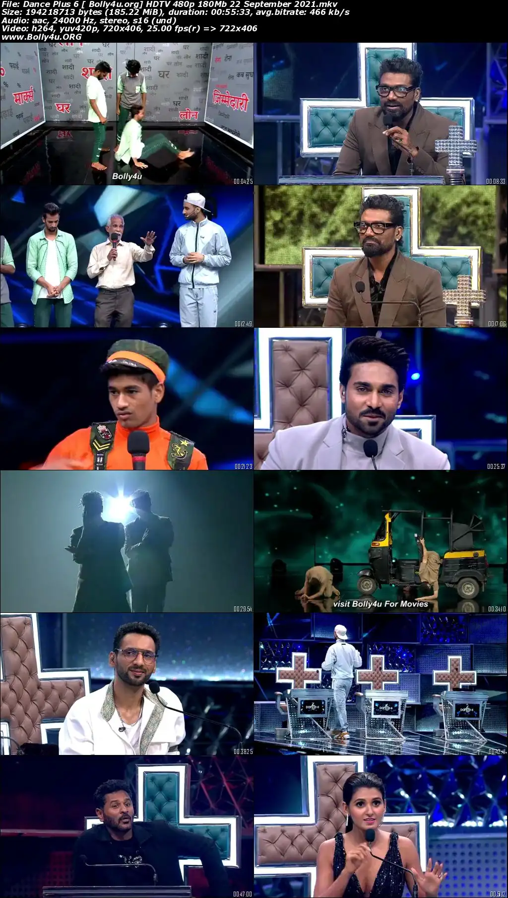 Dance Plus 6 HDTV 480p 180Mb 22 September 2021 Download
