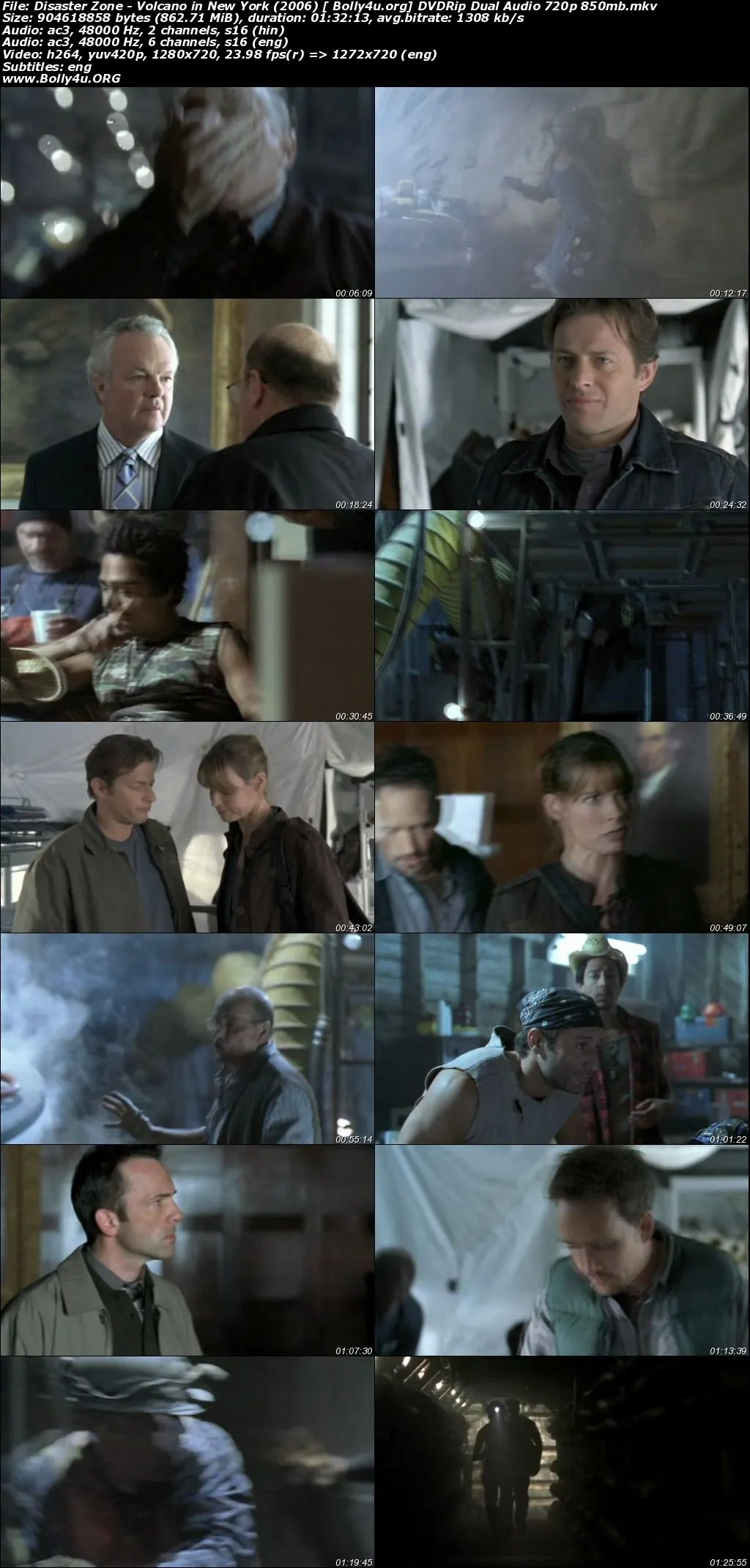 Disaster Zone Volcano in New York 2006 DVDRip 850Mb Hindi Dual Audio 720p Download