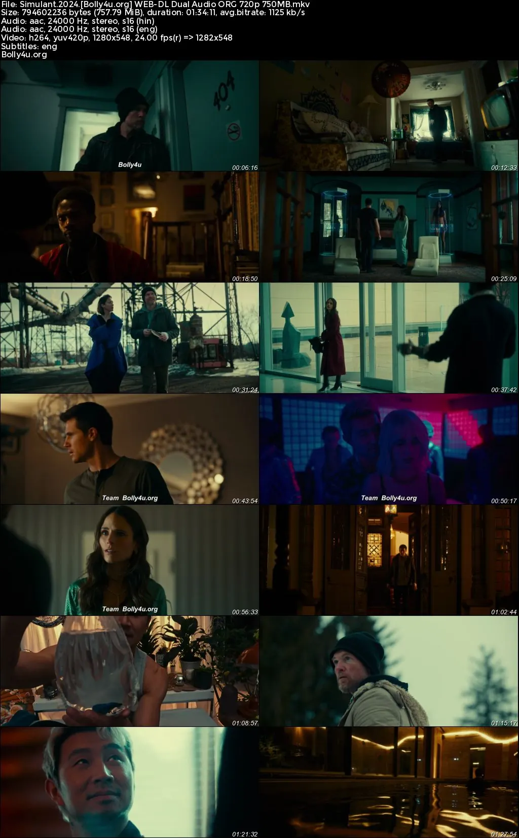 Simulant 2024 WEB-DL Hindi Dual Audio ORG Full Movie Download 1080p  720p  480p