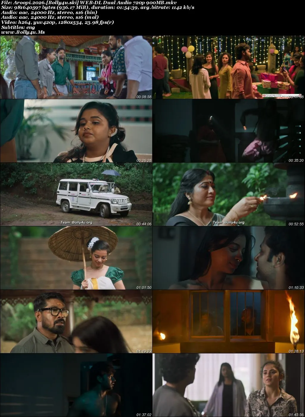 Aroopi 2026 WEB-DL UNCUT Hindi Dual Audio ORG Full Movie Download 1080p  720p  480p