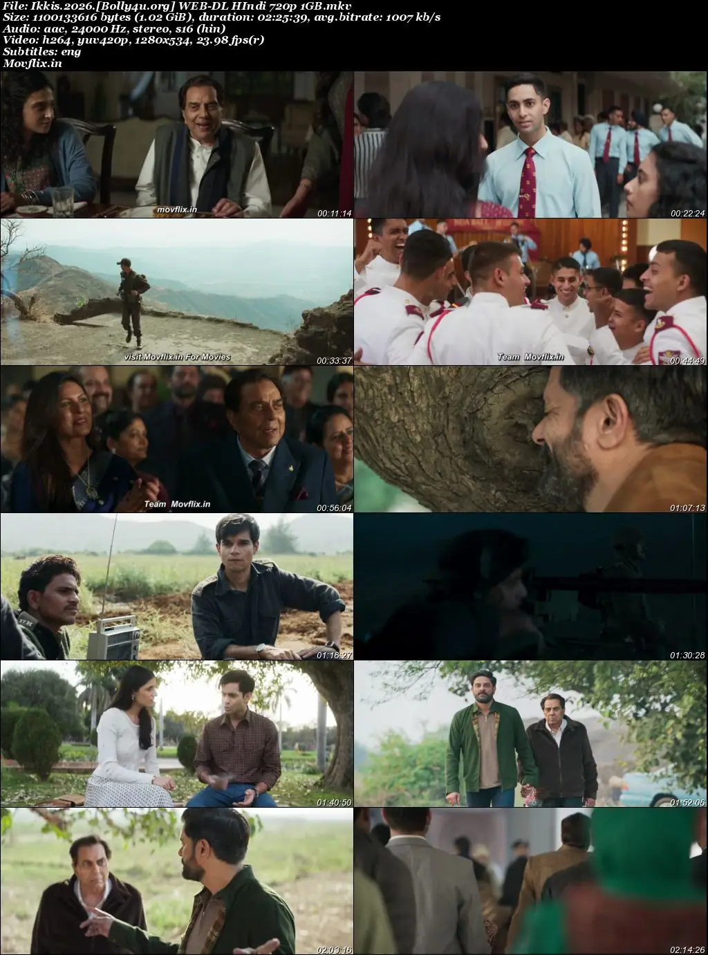 Ikkis 2026 WEB-DL Hindi Full Movie Download 1080p  720p  480p