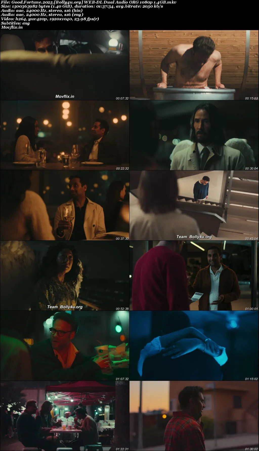 Good Fortune 2025 WEB-DL Hindi Dual Audio ORG Full Movie Download 1080p  720p  480p