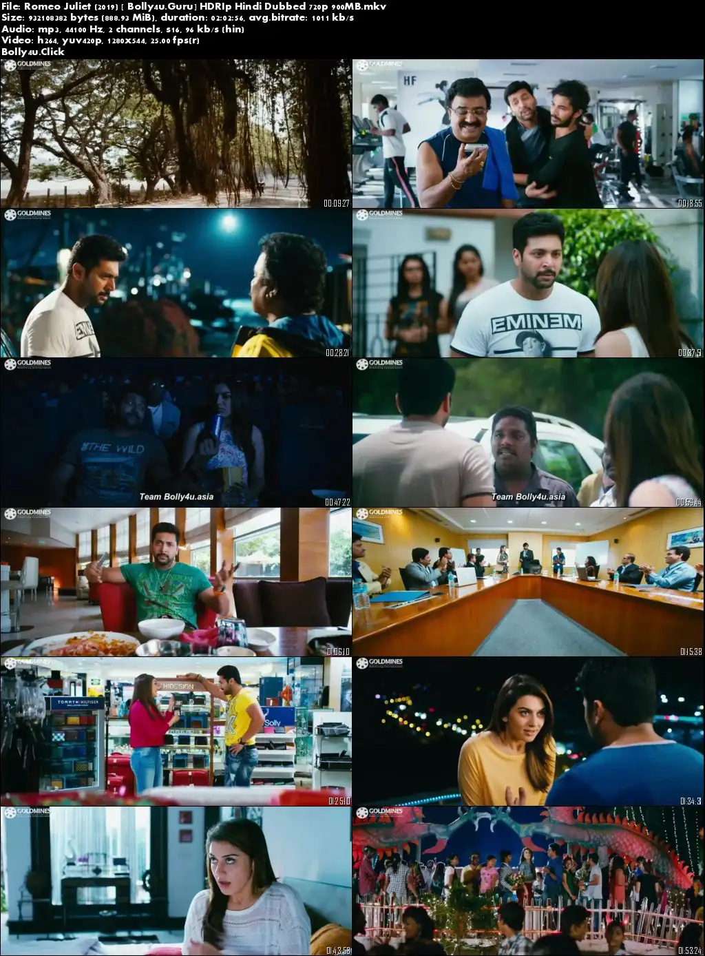 Romeo Juliet 2019 HDRip 900MB Hindi Dubbed 720p Download