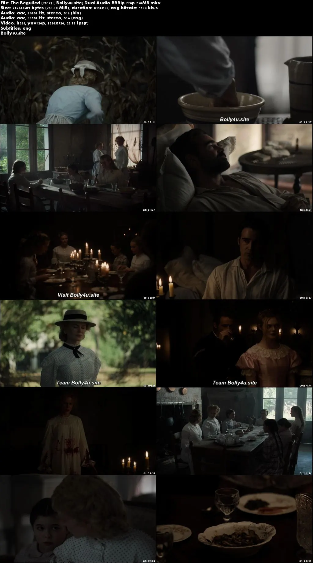 The Beguiled 2017 BRRip 300Mb Hindi Dual Audio 480p ESub Download The Beguiled 2017 BRRip 300Mb Hindi Dual Audio 480p ESub Download