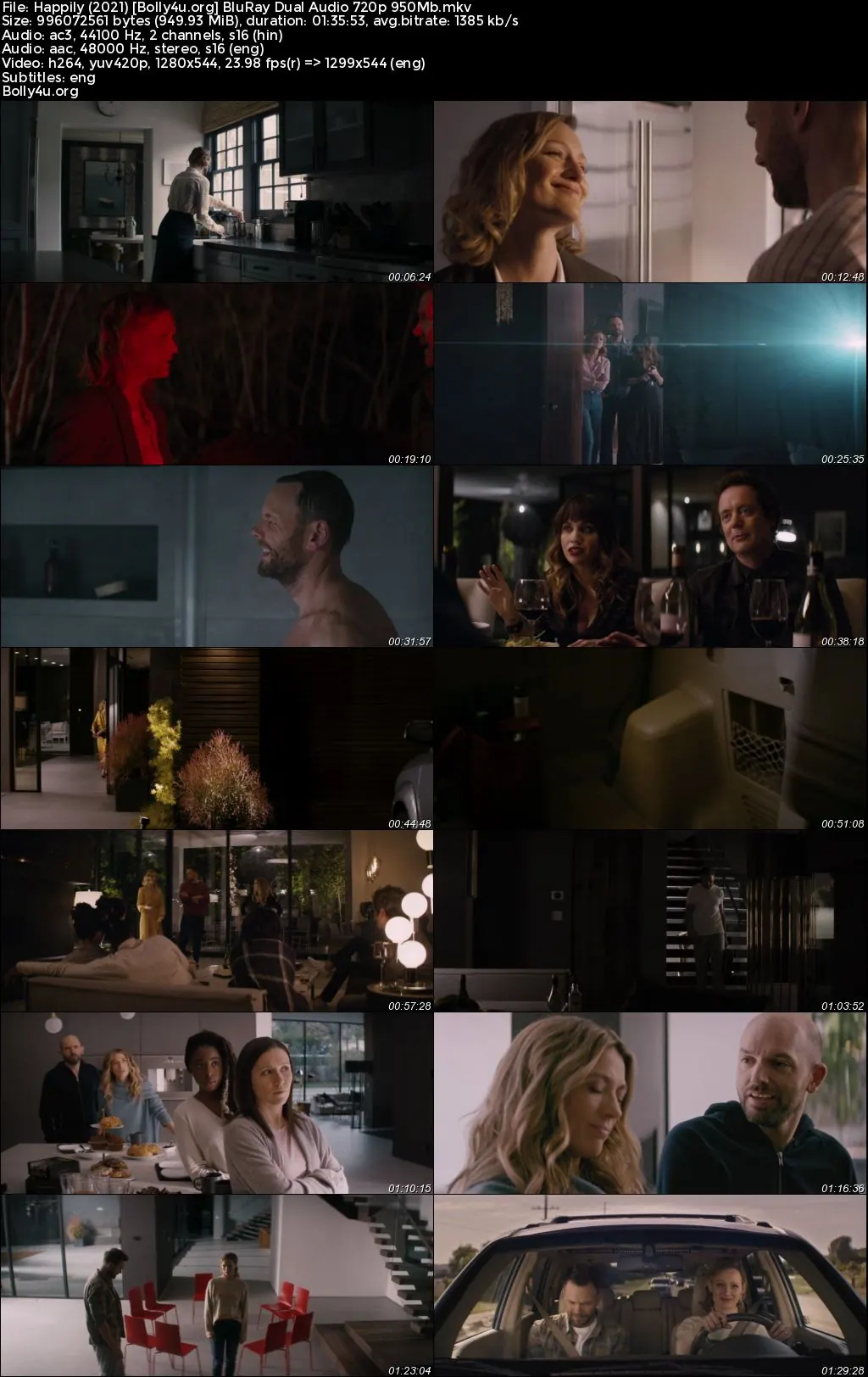 Happily 2021 BluRay Hindi Dual Audio Full Movie Download 720p  480p