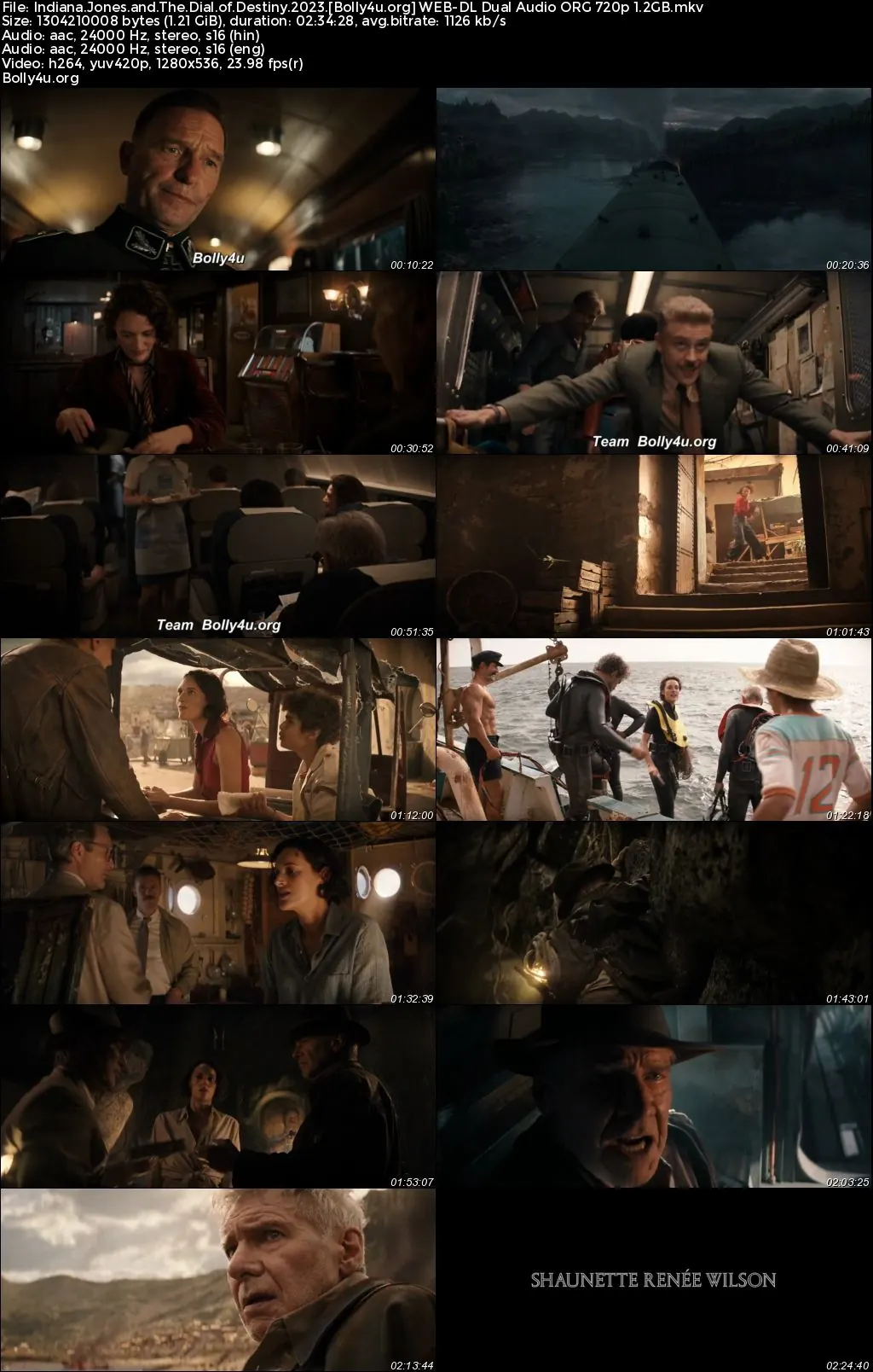 Indiana Jones and The Dial of Destiny 2023 WEB-DL Hindi Dual Audio ORG Full Movie Download 1080p  720p  480p