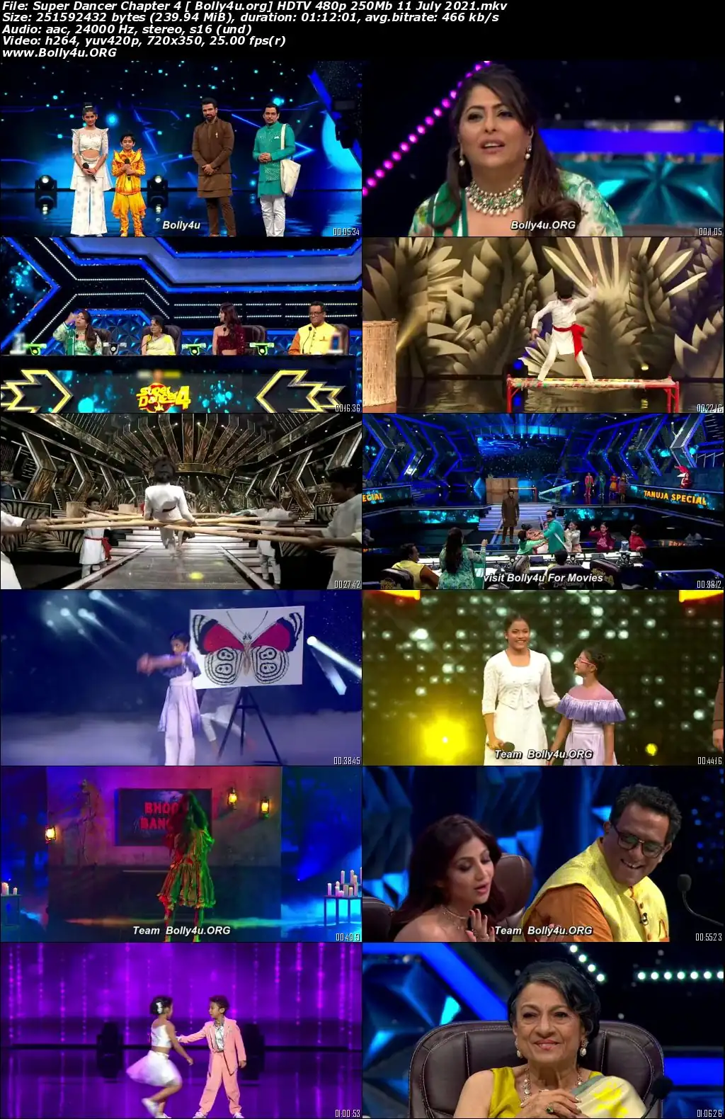 Super Dancer Chapter 4 HDTV 480p 250Mb 11 July 2021 Download