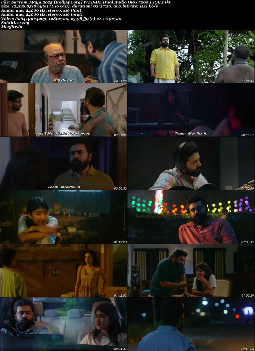 Sarvam Maya 2025 WEB-DL UNCUT Hindi Dual Audio ORG Full Movie Download 1080p  720p  480p