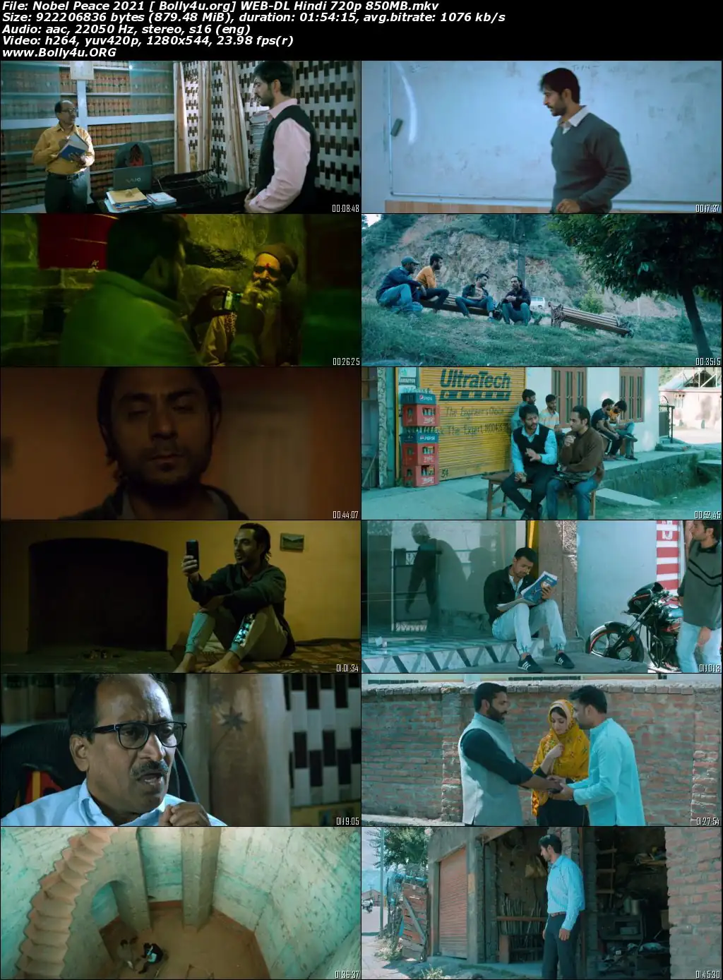 Nobel Peace 2021 WEB-DL 350Mb Hindi Movie Download 480p
