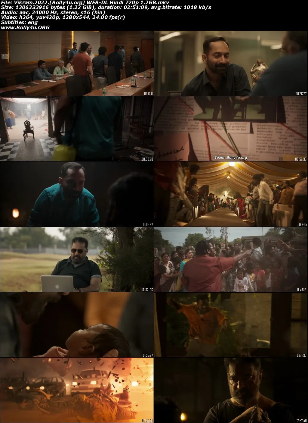 Vikram 2022 WEB-DL Hindi ORG Full Movie Download
