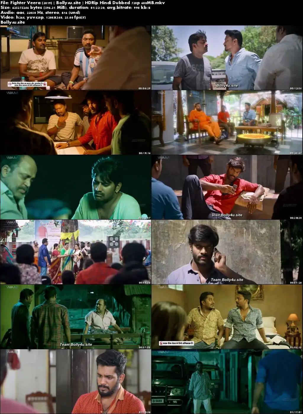 Fighter Veera 2019 HDRip 250MB Hindi Dubbed 480p Download