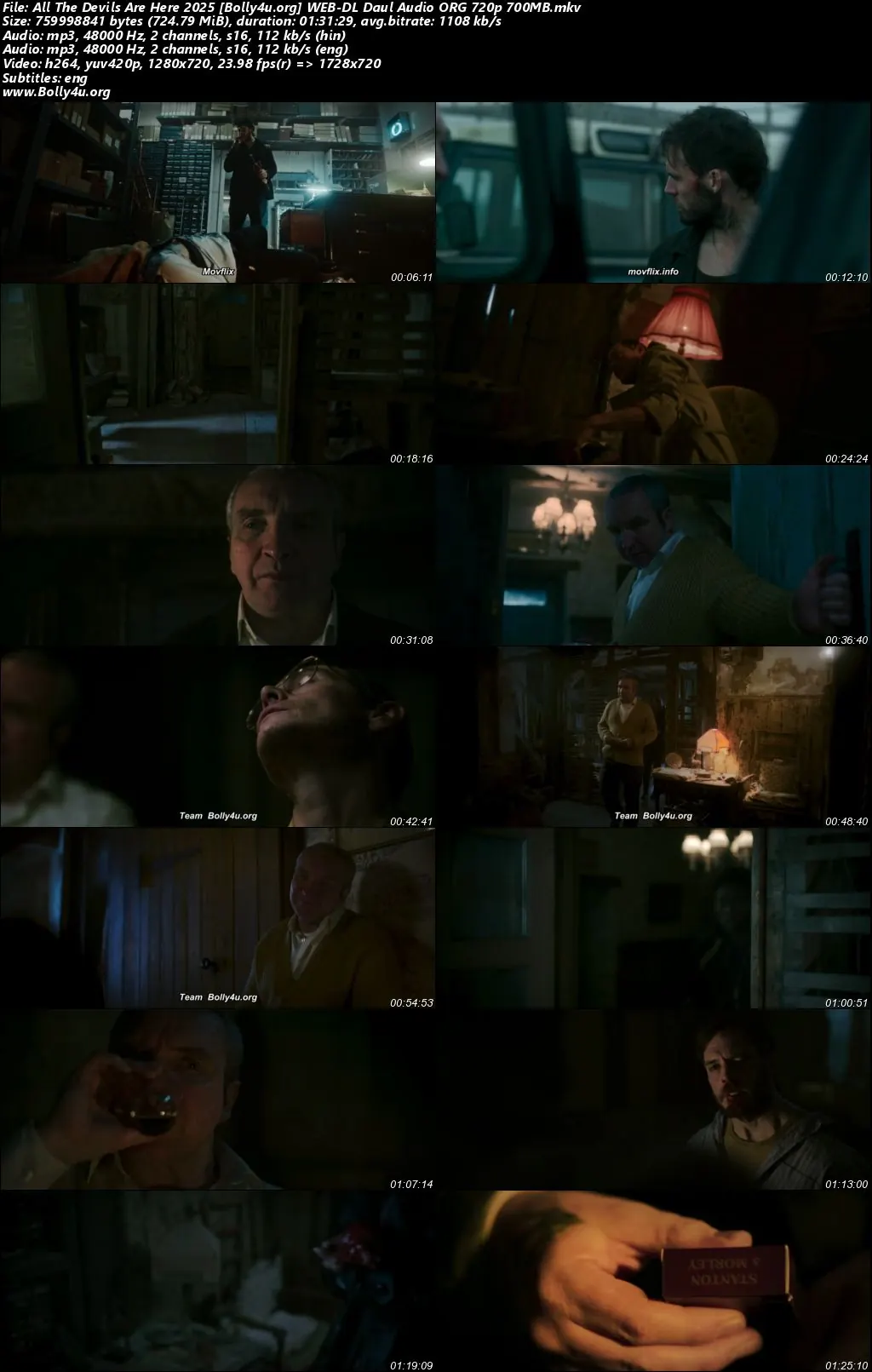 All The Devils Are Here 2025 WEB-DL Hindi Dual Audio ORG Full Movie Download 1080p  720p  480p