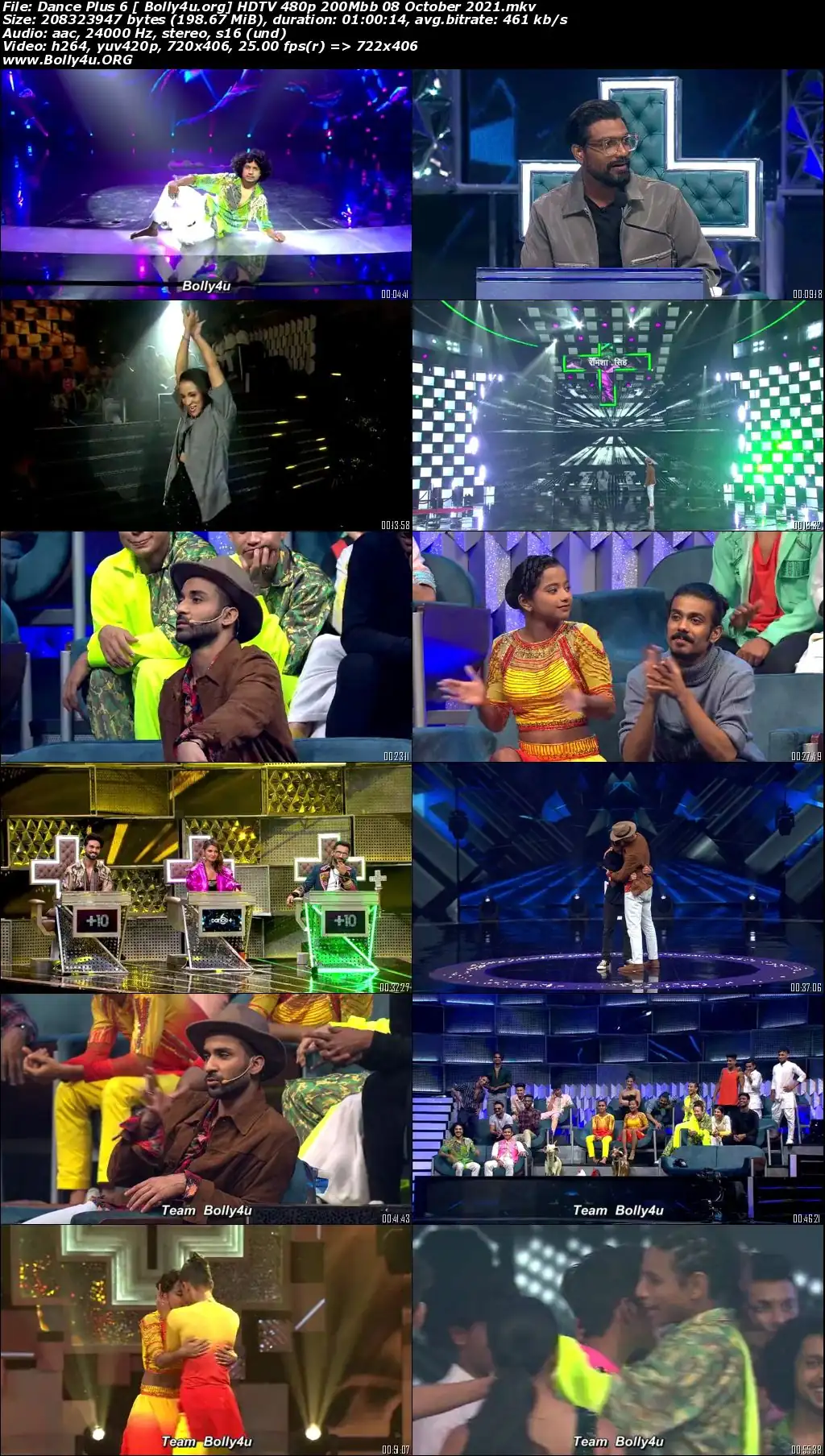 Dance Plus 6 HDTV 480p 200Mb 08 October 2021 Download