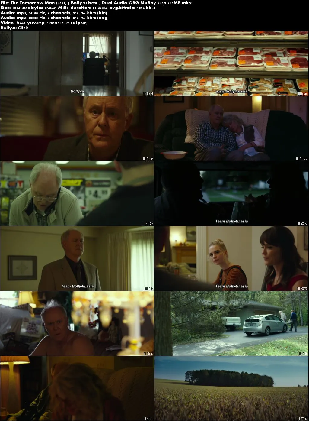 The Tomorrow Man 2019 BluRay 300Mb Hindi Dual Audio ORG 480p Download