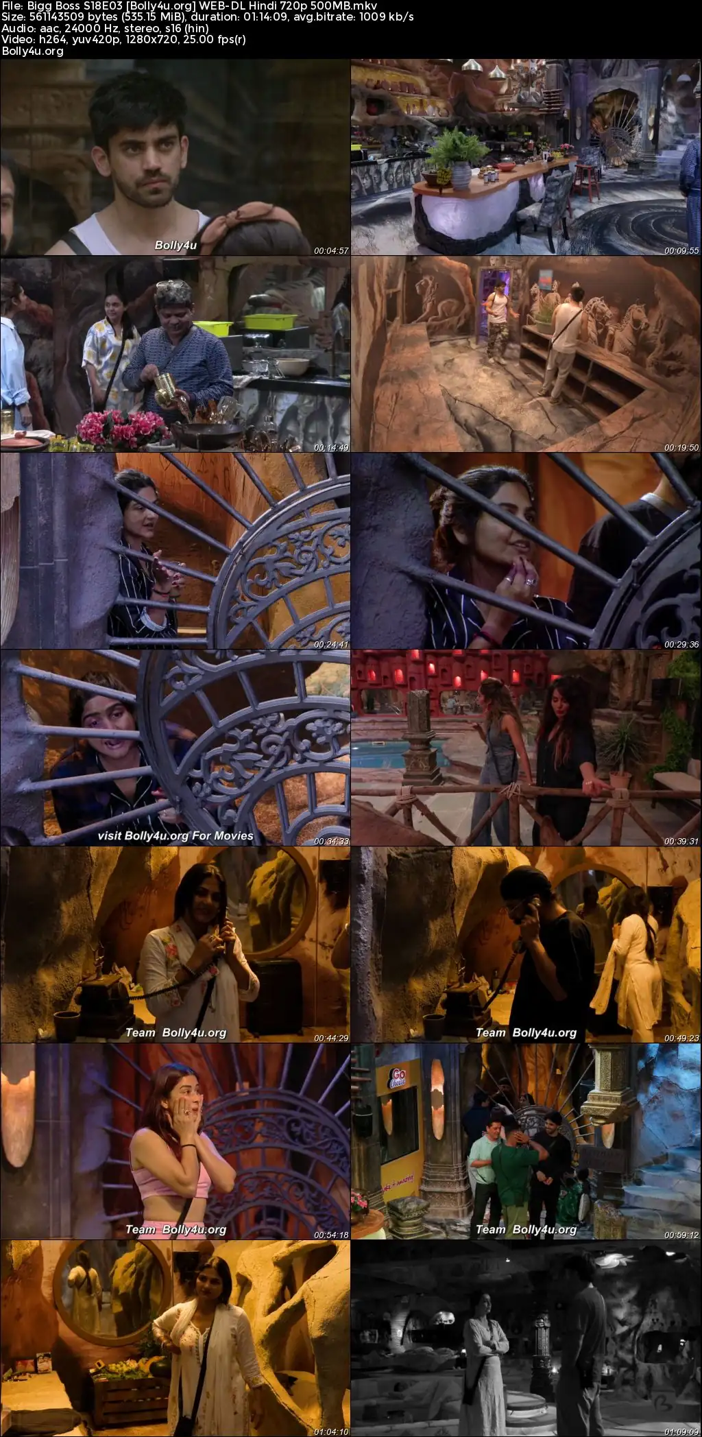 Bigg Boss 2024 WEB-DL Hindi S18E03 Download 720p  480p