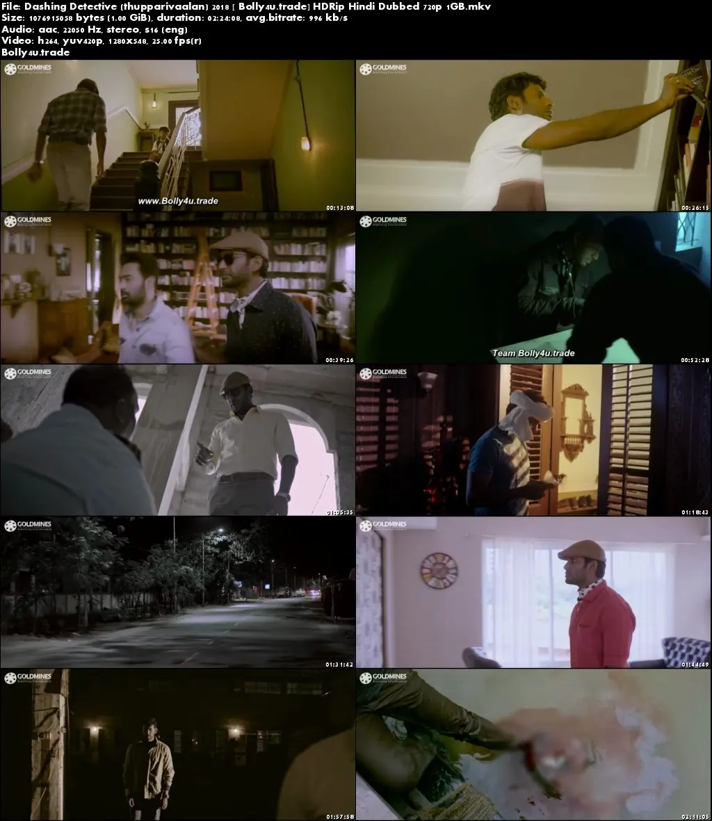 Dashing Detective 2018 HDRip 1GB Full Hindi Dubbed Movie Download 720p