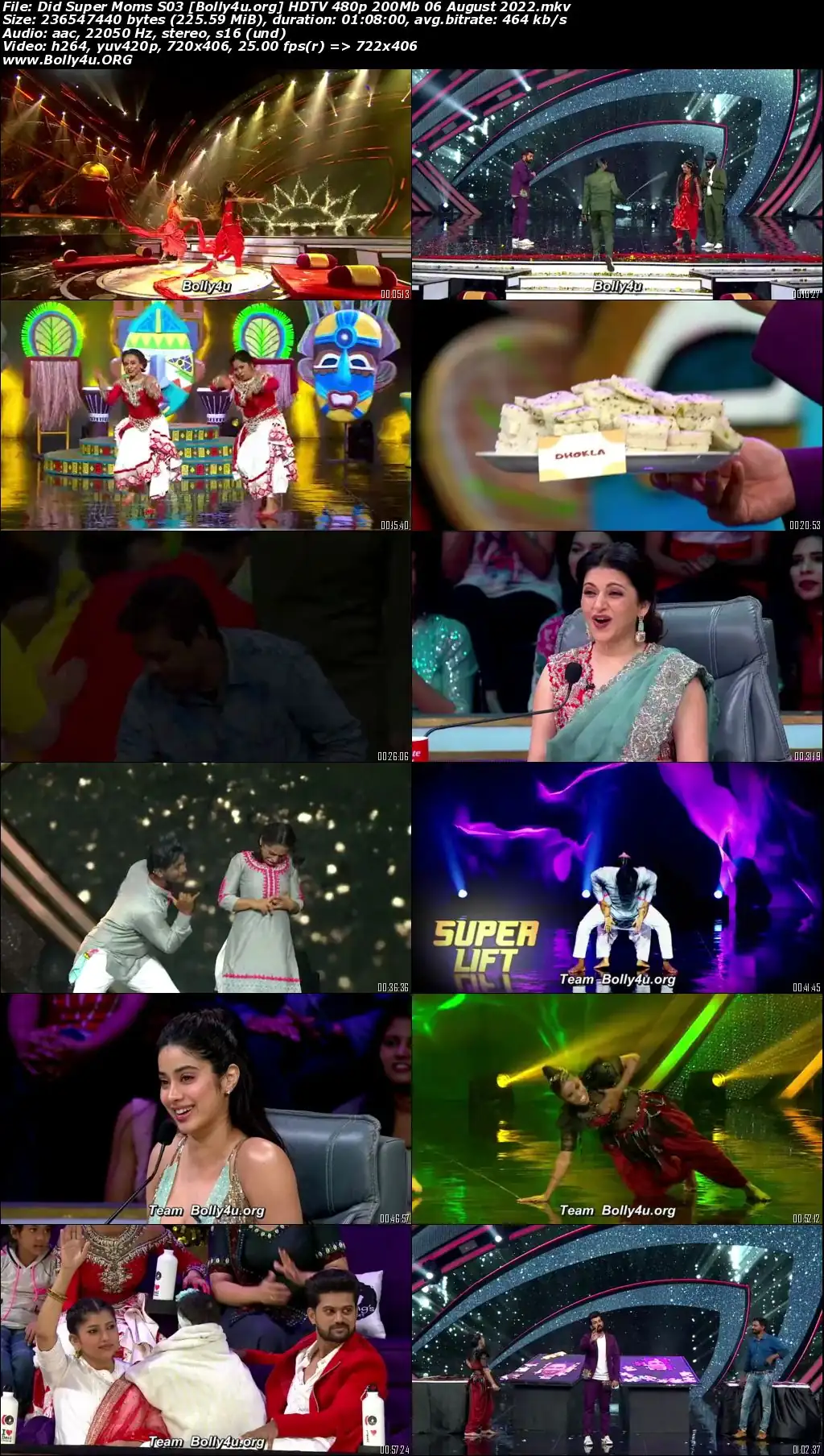 DID Super Moms S03 HDTV 480p 200Mb 06 August 2022 Download